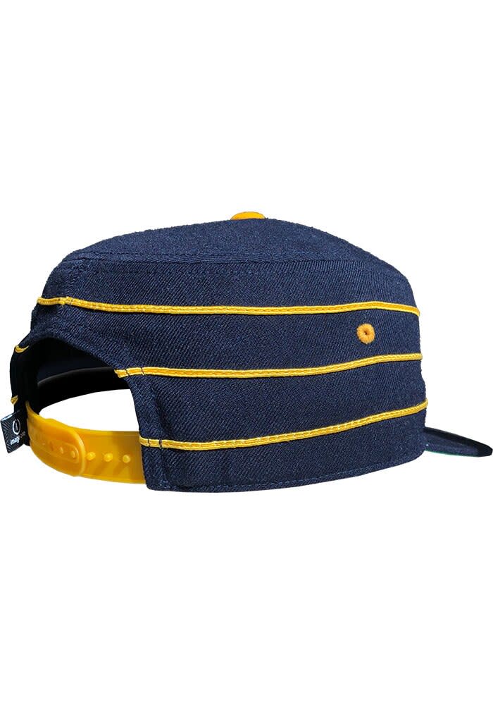 West Virginia Mountaineers NAVY Retro Pillbox Adjustable Hat