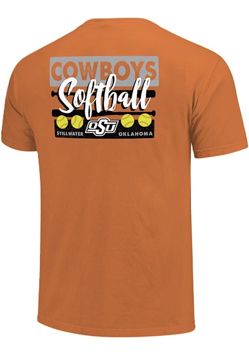 Oklahoma State Cowboys Womens BURNTORANGE Gritty Softball Bats T