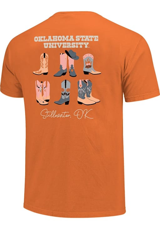 Oklahoma State Cowboys Womens ORANGE Team Colors T-Shirt 44911241
