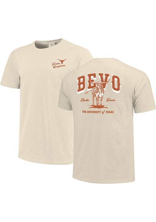 Texas Longhorns Natural Bevo Short Sleeve T Shirt