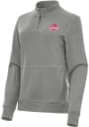 Main image for Womens Ohio State Buckeyes Black Antigua 2024 Football National Champions Crush Qtr Zip