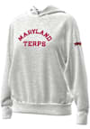 Main image for Womens Maryland Terrapins Grey Under Armour Icon Fleece Hooded Sweatshirt
