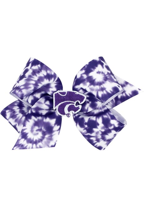 Medium Tie Dye K-State Wildcats Baby Hair Barrette