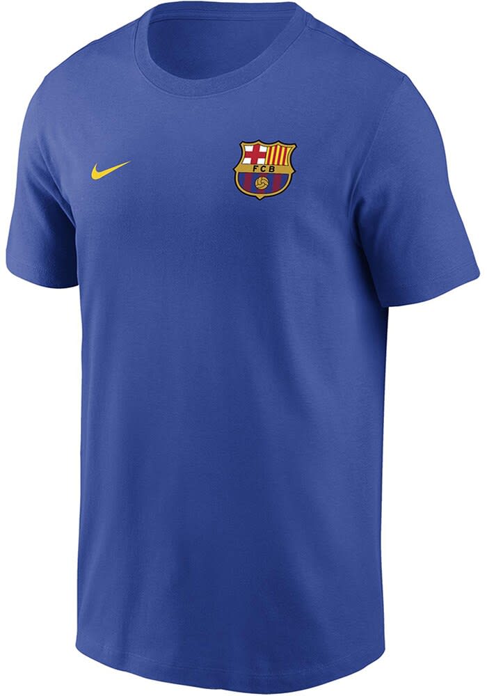 Nike FC Barcelona ROYAL Barca Legend Short Sleeve T Shirt - 4565455