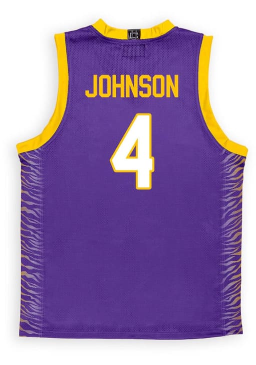 Flau'jae Johnson   LSU Tigers Purple NIL Jersey