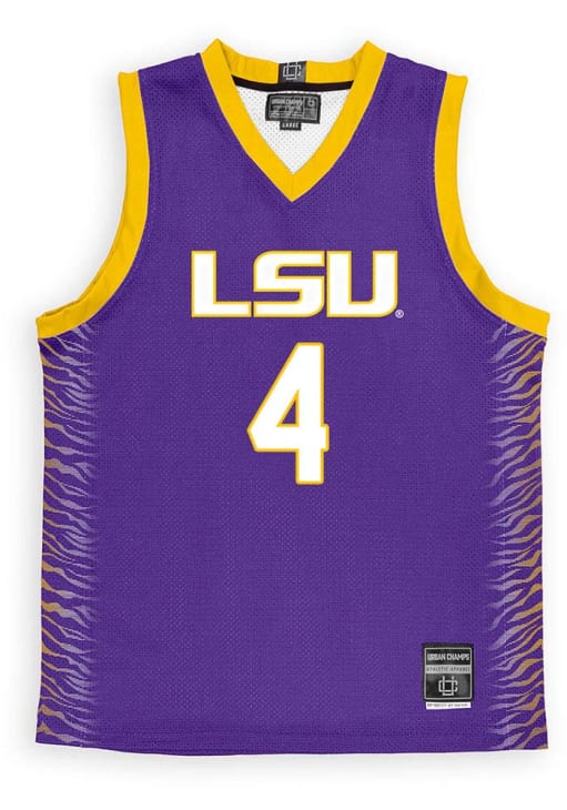Flau'jae Johnson   LSU Tigers Purple NIL Jersey