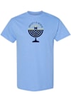 Main image for Michigan Wolverines Menorah Arc Short Sleeve T Shirt - Light Blue