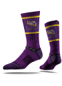 Strideline LSU Tigers Mens Purple Performance Crew Socks