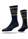 Strideline Pitt Panthers Mens Blue Team Logo Crew Socks
