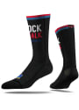 Kansas Jayhawks Strideline Rock Chalk Dress Socks - Black