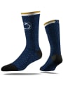 Strideline Penn State Nittany Lions Mens Navy Blue Speckle Dress Socks