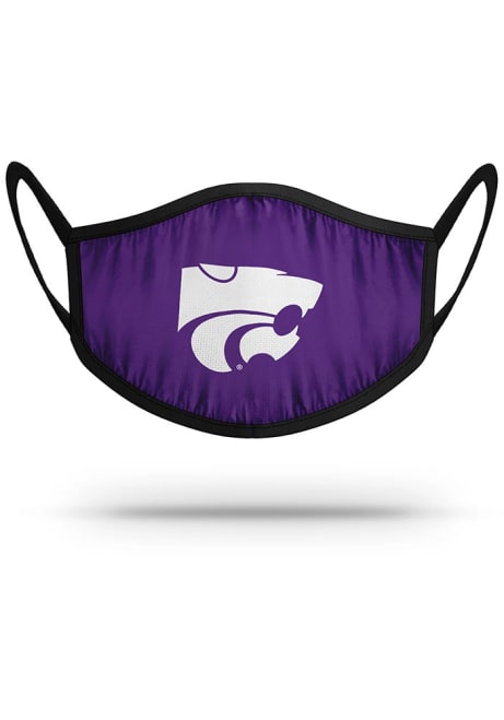 K-State Wildcats Strideline Team Logo Mens Fan Mask - Purple