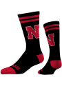 Nebraska Cornhuskers Strideline Fashion Logo Crew Socks - Red