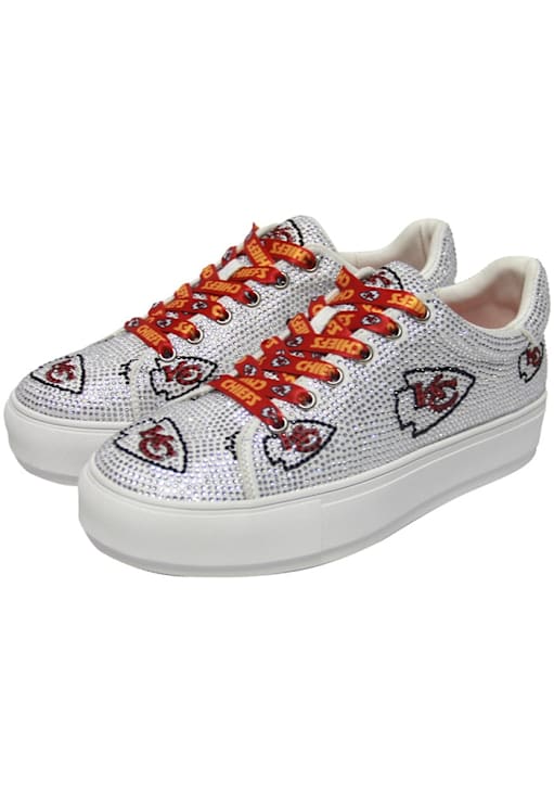 Kansas City Chiefs  Crystal Logo Womens Shoes