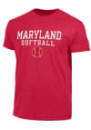 Main image for Maryland Terrapins Red Champion Softball Short Sleeve Fashion T Shirt