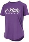 Main image for K-State Wildcats Purple Pressbox Aleena Short Sleeve T-Shirt