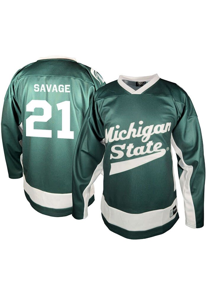 チームユニフォーム　2〜21番　S〜LL Genuine Collective Red Savage Michigan State Spartans Mens