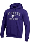 Main image for Mens K-State Wildcats Purple Champion Font Class of 2026 Powerblend Hooded Sweatshirt
