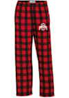 Main image for Youth Red Ohio State Buckeyes Flannel Loungewear Sleep Pants