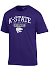 Main image for K-State Wildcats Purple Champion Pill Alumni Jersey Short Sleeve T Shirt