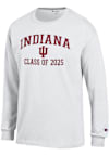 Main image for Mens Indiana Hoosiers White Champion Class of 2025 Text Jersey Tee