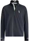 Main image for Mens Michigan State Spartans Black Zero Restriction Z425 Qtr Zip Pullover