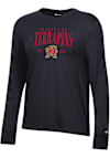 Main image for Womens Maryland Terrapins Black Champion Core LS Tee