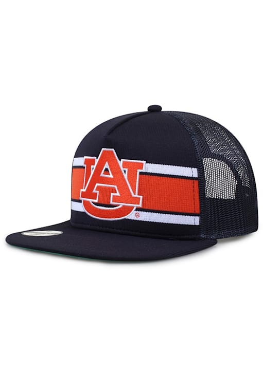Auburn Tigers NAVY Original Woven Knit Trucker Hat 4798429