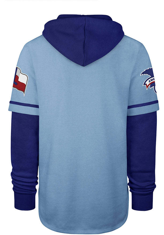 47 Texas Rangers Mens LIGHT BLUE Trifecta Shortstop Long