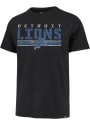 Detroit Lions 47 Stripe Thru Franklin Fashion T Shirt - Black