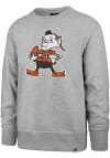 Main image for 47 Cleveland Browns Mens Grey Imprint Headline Long Sleeve Crew Sweatshirt