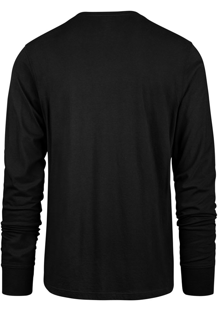 47 Detroit Lions Shadow Super Rival Long Sleeve T Shirt BLACK