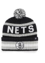 Brooklyn Nets 47 Bering Cuff Knit - Black