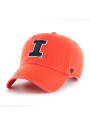 Illinois Fighting Illini 47 Clean Up Adjustable Hat - Orange