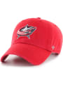 Columbus Blue Jackets 47 Clean Up Adjustable Hat - Red