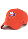 New York Islanders 47 Clean Up Adjustable Hat - Orange