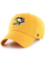 Pittsburgh Penguins 47 Clean Up Adjustable Hat - Gold