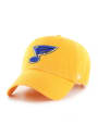 St Louis Blues 47 Clean Up Adjustable Hat - Gold
