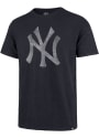 New York Yankees 47 Grit Logo Scrum Fashion T Shirt - Navy Blue