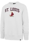 Main image for 47 St Louis Cardinals Mens White ARCH GAME HEADLINE Long Sleeve Crew Sweatshirt