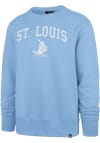 Main image for 47 St Louis Cardinals Mens Light Blue ARCH GAME HEADLINE Long Sleeve Crew Sweatshirt