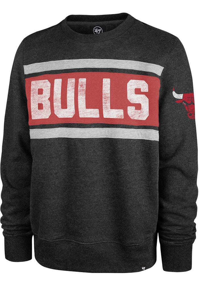 Chicago bulls black online sweatshirt