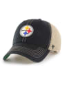 Pittsburgh Steelers 47 Trawler Clean Up Adjustable Hat - Black