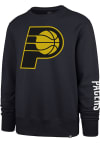 Main image for 47 Indiana Pacers Mens Navy Blue City Edition Two Peat Headline Long Sleeve Crew Sweatshirt