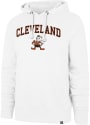 Cleveland Browns 47 ARCH GAME HEADLINE Hooded Sweatshirt - White