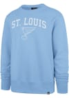 Main image for 47 St Louis Blues Mens Light Blue ARCH GAME HEADLINE Long Sleeve Crew Sweatshirt