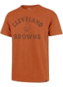 Cleveland Browns 47 DOUBLE BACK SCRUM Fashion T Shirt - Orange