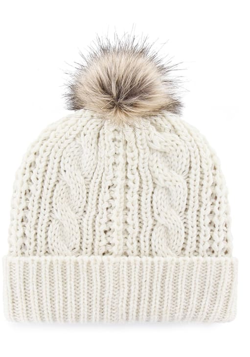 47 Kansas Jayhawks White Meeko Womens Knit Hat