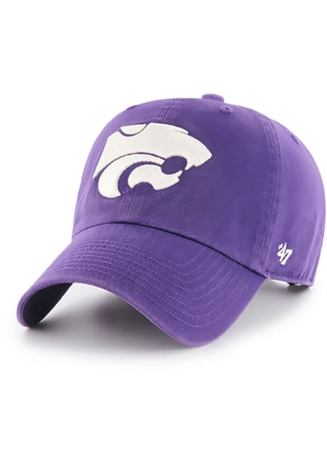 47 Purple K-State Wildcats Clean Up Adjustable Hat