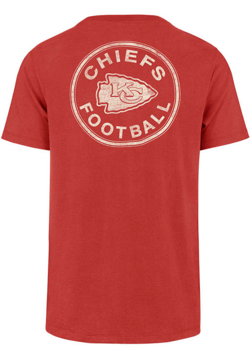 47 Kansas City Chiefs Red Back Play Franklin Short Sleeve Fashion T Shirt